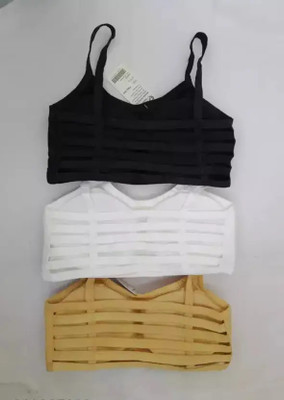 NAVRISE Women 6 Patti I Padded Bra I EveryDay Wear I Light Padded I Pack Of 3 Women Everyday Lightly Padded Bra(Black, White, Yellow)