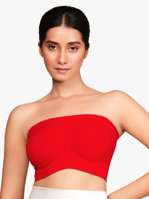 MUNNS & MARS Women Bandeau/Tube Non Padded Bra(Red)