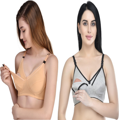 FASALVI Women Push-up Non Padded Bra(Multicolor)