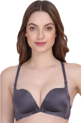 AMOUR SECRET PD8609 Women Push-up Lightly Padded Bra(Grey)