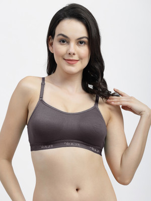 CUTE AND YOUNG Women Sports Non Padded Bra(Brown)