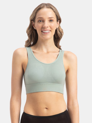 JOCKEY JW12 Women Full Coverage Lightly Padded Bra(Green)