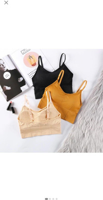 MAHEK CREATIVE fANCY FREE SIZE BRA Women Cami Bra Lightly Padded Bra(Multicolor)