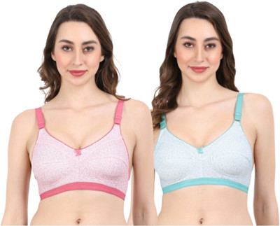 Layeba Women Full Coverage Non Padded Bra(Multicolor)