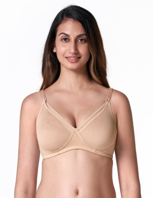 Blossom MOTHERHOOD BRA Women Maternity/Nursing Non Padded Bra(Beige)