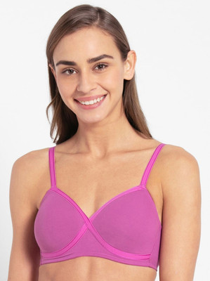 JOCKEY Women T-Shirt Lightly Padded Bra(Purple)