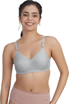V Star CLASSIC COMFORT-MV32 Women Full Coverage Non Padded Bra(Grey)