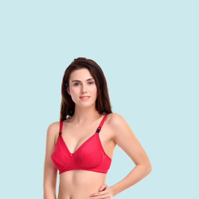 saaru Women Maternity/Nursing Non Padded Bra(Multicolor)