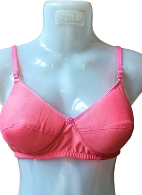 TVD Women Full Coverage Lightly Padded Bra(Pink)