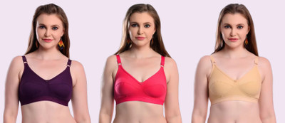 Stardom Women Full Coverage Non Padded Bra(Multicolor)