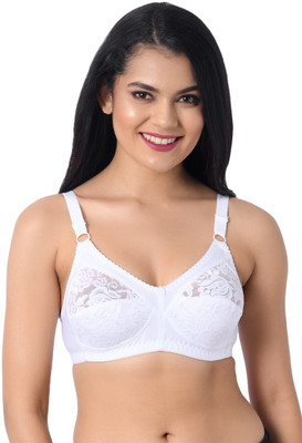 HouseOfCommon Women Full Coverage Non Padded Bra(White)