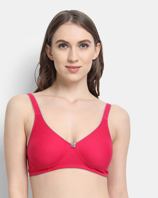 V Star IRIS Women Full Coverage Non Padded Bra(Pink)