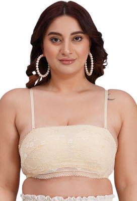 AMOUR SECRET Women Bralette Lightly Padded Bra(Beige)