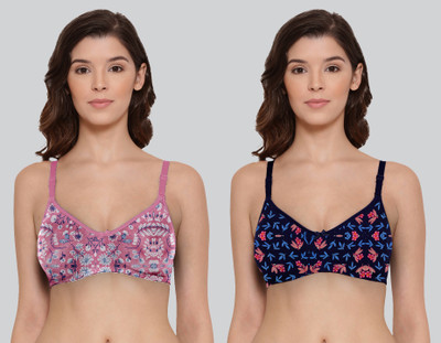Lyra 514 Women Everyday Non Padded Bra(Dark Blue)