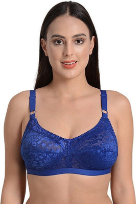mod & Shy Women T-Shirt Non Padded Bra(Blue)