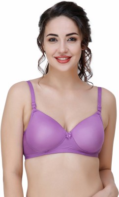 COLLEGE GIRL CGPAD1218-CGPAD1208 Women T-Shirt Lightly Padded Bra(Red, Purple)