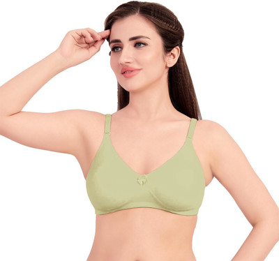 arolisa Women Full Coverage Lightly Padded Bra(Light Green)