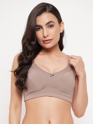Clovia Women Full Coverage Non Padded Bra(Grey)