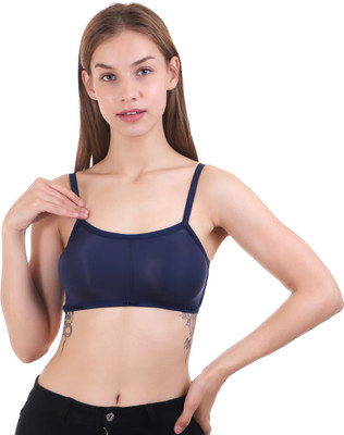 Brafee 71 Women Sports Lightly Padded Bra(Black, Dark Blue, Beige)