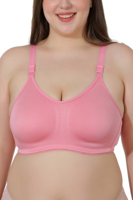 Maroon Women Minimizer Non Padded Bra(Pink)