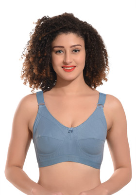 PROOT teen plus blue_40 Women T-Shirt Non Padded Bra(Blue)