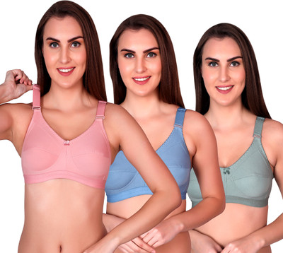 CURVZEX disha Women Push-up Non Padded Bra(Multicolor)