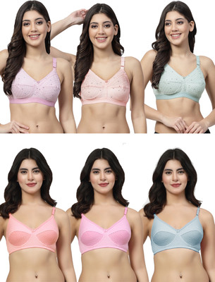 Docare MixPrint Women Everyday Non Padded Bra(Multicolor)