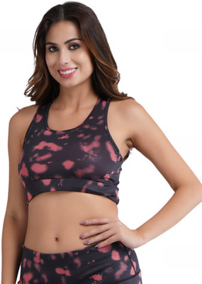 GuSo Shopee Women Sports Non Padded Bra(Brown)