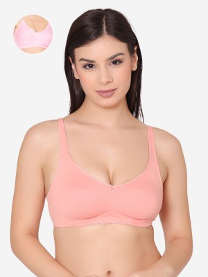 Groversons Paris Beauty Women T-Shirt Non Padded Bra(Multicolor)