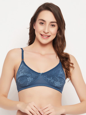 Clovia Women Full Coverage Non Padded Bra(Blue)