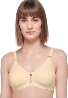 SONA Women's M1020 Full Coverage Everyday Bra Women T-Shirt Non Padded Bra(Beige)