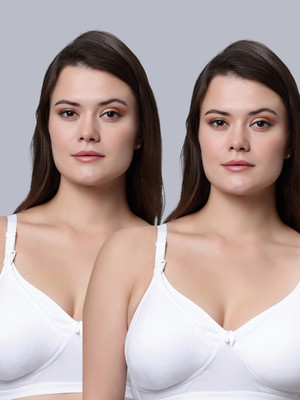 Eden EDENBRA4WHITEWHITE Women Maternity/Nursing Non Padded Bra(White)