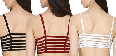 Fashocart 071 SIX STRAPS BRA Women Cage Bra Lightly Padded Bra(Multicolor)