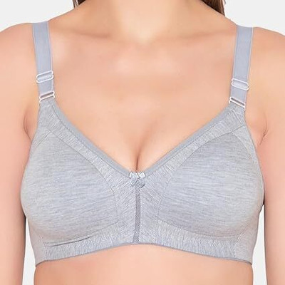 Sharma Hosiery REBECCA,LIGHTLYPadded, Wirefree, Full-Coverage Bra Women Full Coverage Lightly Padded Bra(Grey)