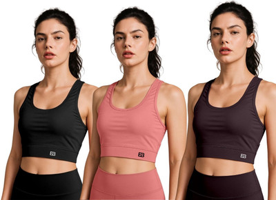 BOLDNBEAUTY Women Sports Non Padded Bra(Multicolor)