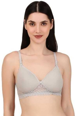 CALCADOS Stylish new color Full Coverage Women Push-up Lightly Padded Bra(Grey)