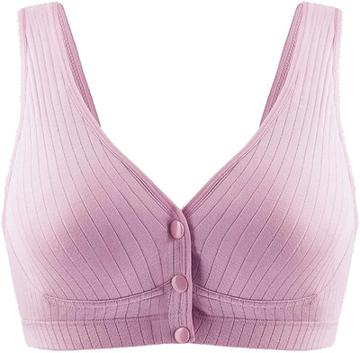 MOMISY Women's Maternity Nursing Bra Wirefree Cotton Front Button Closure Breastfeeding Pregnancy Bra Underwear Comfy Bralette Sleeping Vest Bra- Deep Fuschia Size: 34 Women Maternity/Nursing Lightly Padded Bra(Purple) MOMISY Women's Maternity Nursing Bra Wirefree Cotton Front Button Closure Breastfeeding Pregnancy Bra Underwear Comfy Bralette Sleeping Vest Bra- Deep Fuschia Size: 34 Women Maternity/Nursing Lightly Padded Bra(Purple)