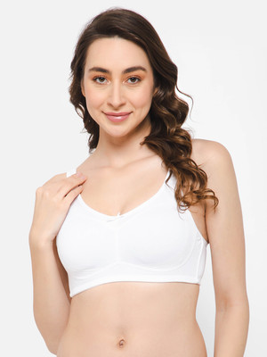 Clovia Women Full Coverage Non Padded Bra(White)
