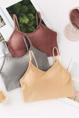 lgr sports bra pack of 3 Women Everyday Lightly Padded Bra(Multicolor)