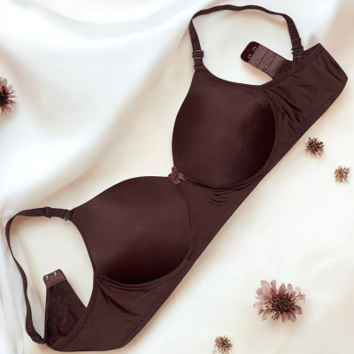 sashu Women Push-up Lightly Padded Bra(Brown)