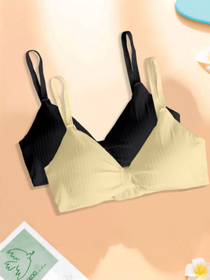 NAGARVEL CREATION Women Everyday Lightly Padded Bra(Multicolor)