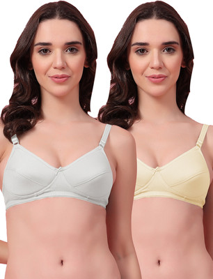 Shyam Sons FLAIR KLYN Foam Women Everyday Heavily Padded Bra(White, Beige)