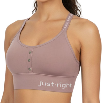 Vellveta XR802 Women Sports Lightly Padded Bra(Pink)
