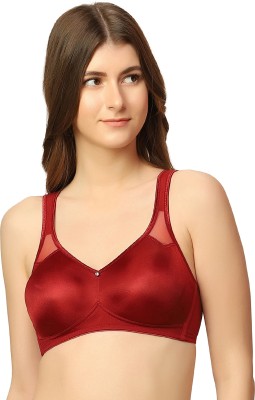 Triumph Minimizer 121 N Women Minimizer Non Padded Bra(Maroon)