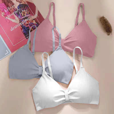 Comfy Secret B/3337/pnk/sky/wht-28 Women Everyday Lightly Padded Bra(Multicolor)