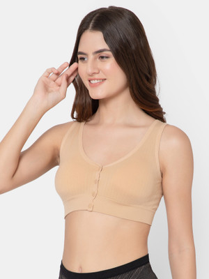 INFINIUM iNFiNiUM Maria Front open Maternity Women Maternity/Nursing Lightly Padded Bra(Beige)