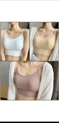 Payal Creation fANCY FREE SIZE BRA Women Cami Bra Lightly Padded Bra(Multicolor)