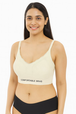 Hpa bra Women Sports Lightly Padded Bra(Beige)