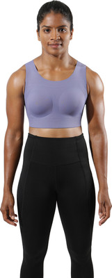 BlissClub Women Sports Lightly Padded Bra(Blue)