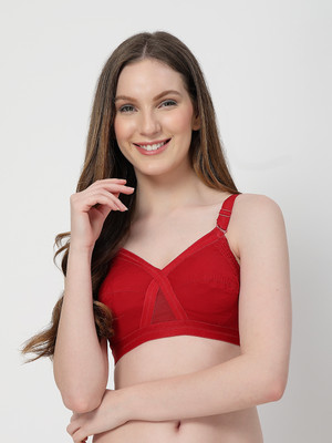 LILY C8811 Women Minimizer Non Padded Bra(Maroon)